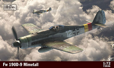 1/72 独・フォッケウルフFw190D-9戦闘機・ミメタル工場製 [PB72536