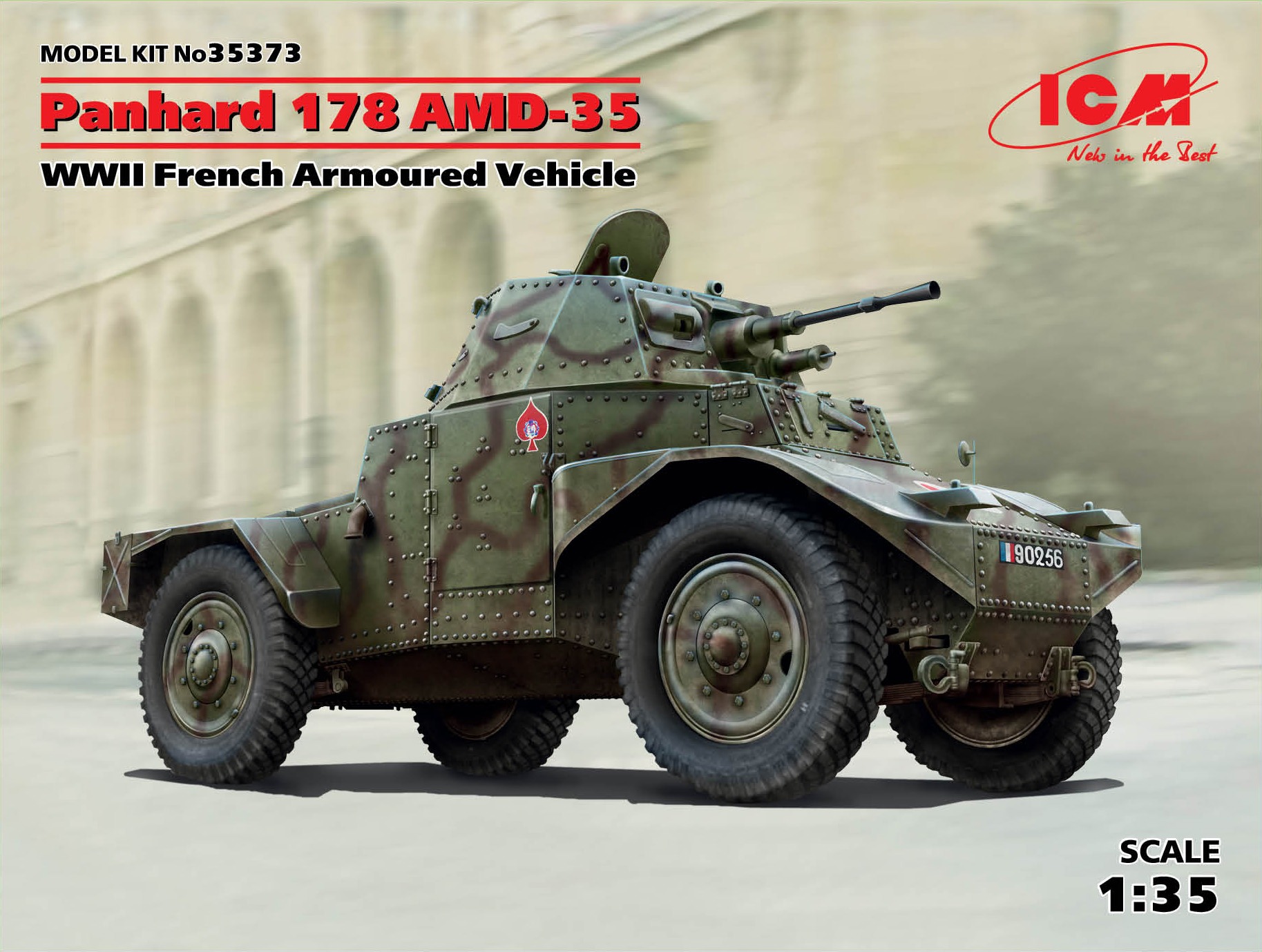 1/35 フランス パナール AMD-35(178)装甲車 [35373] - 4,312円