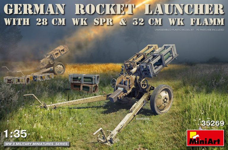 1/35 ドイツ製ロケットランチャー（28cmWK Spr＆32ｃｍWK Flamm 