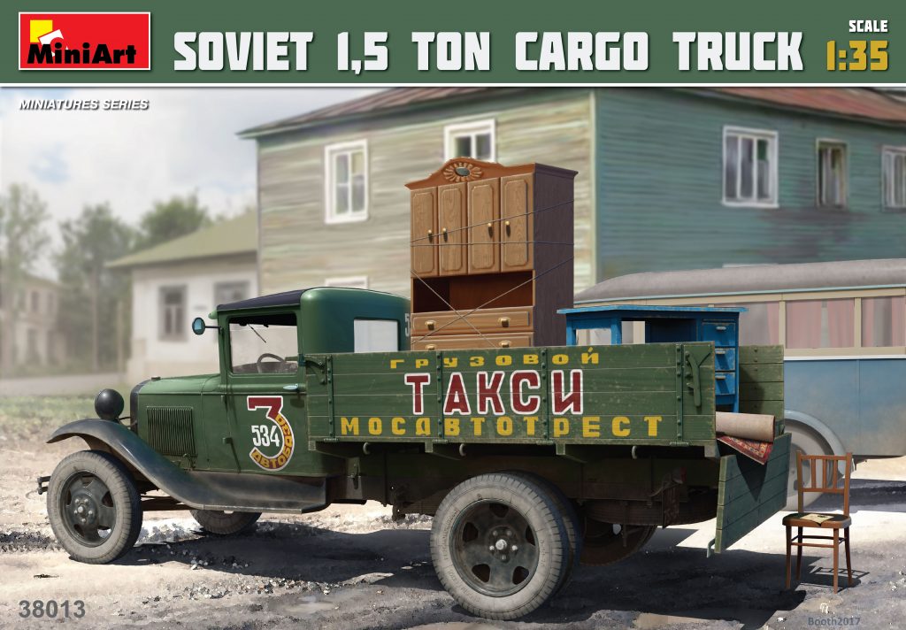 1/35 ソビエト1.5トン カーゴトラック(家具パーツ付属） [MA38013