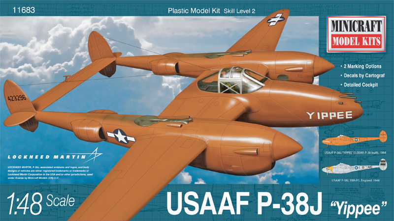 1/48 WW.II アメリカ陸軍航空軍 P-38J YIPPEE [MC11683] - 5,984円
