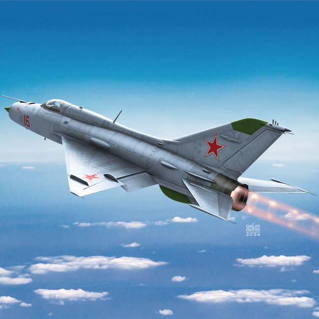 1/48 MiG-21PF フィッシュベッドD