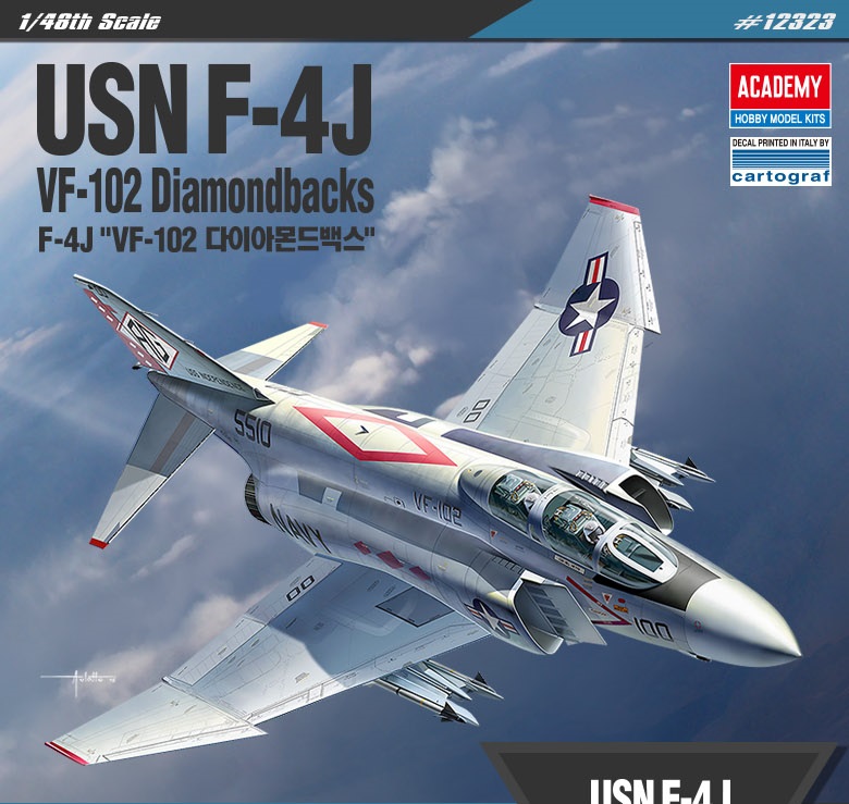 1/48 F-4J ファントムⅡ "VF-102 ダイヤモンドバックス" - ウインドウを閉じる