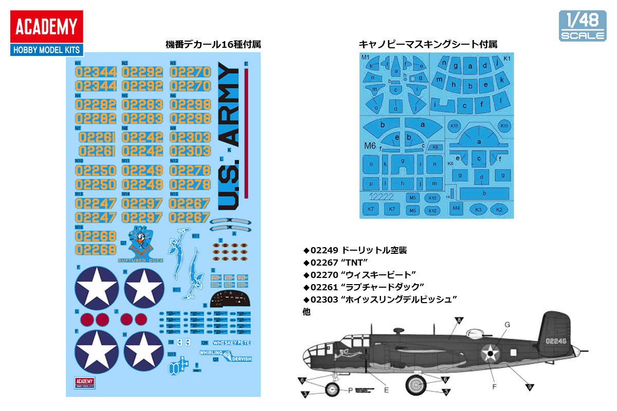 1/48 B-25B "ドーリットル作戦"