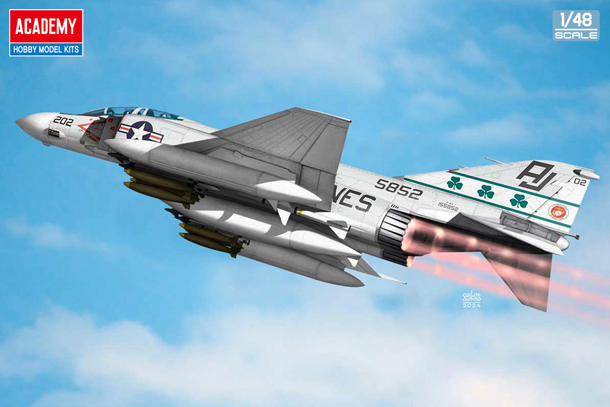 【予約する】　1/48 F-4J ファントムⅡ "VMFA-333 シャムロックス"