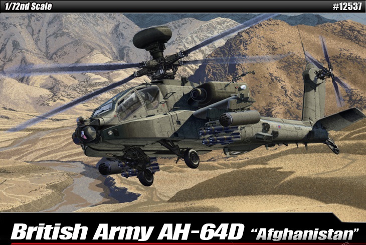 1/72 AH-64D アパッチ "イギリス陸軍 アフガニスタン" - ウインドウを閉じる