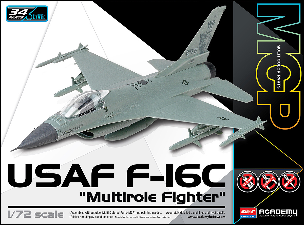 1/72 F-16C ファイティングファルコン MCPスナップキット