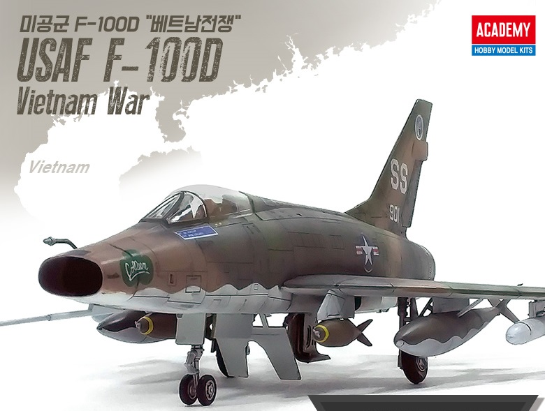 【予約する】　1/72 F-100D スーパーセイバー "ベトナム航空戦"