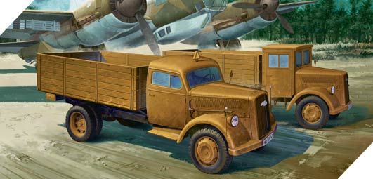 1/72 ドイツ軍 輸送トラック初期型＆後期型