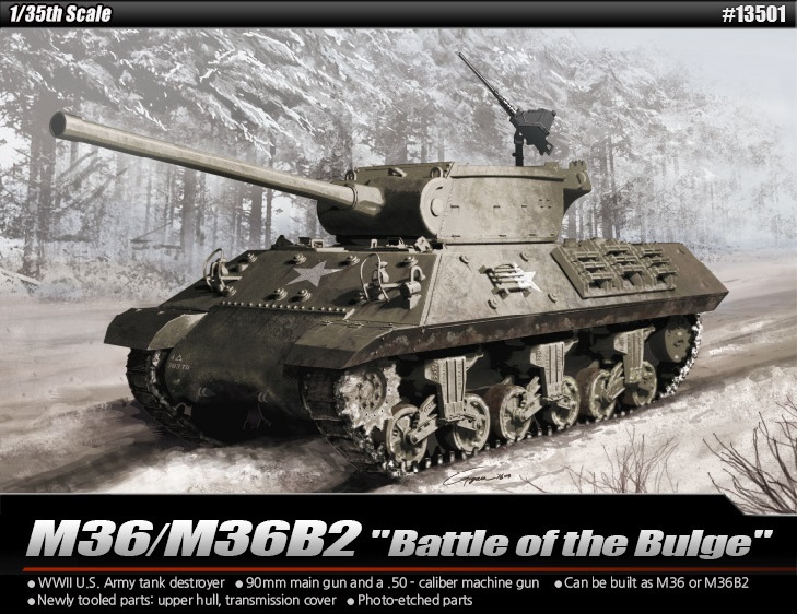 1/35 M36/M36B2駆逐戦車 "バルジの戦い" - ウインドウを閉じる