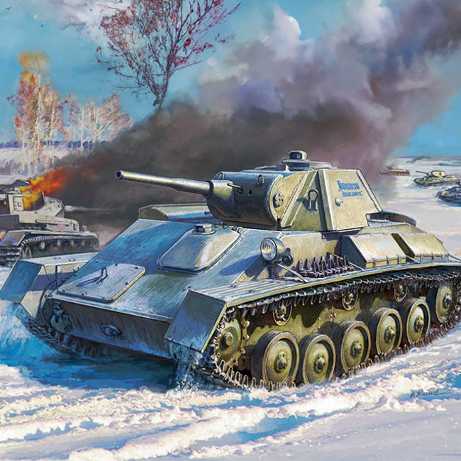 1/35　ソビエトT-70B軽戦車