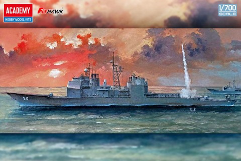 【予約する】　1/700 アメリカ海軍 ミサイル巡洋艦 USS バンカー・ヒル