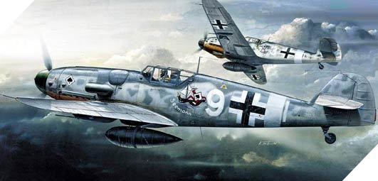 1/72　メッサ-シュミット Bf-109G6 - ウインドウを閉じる