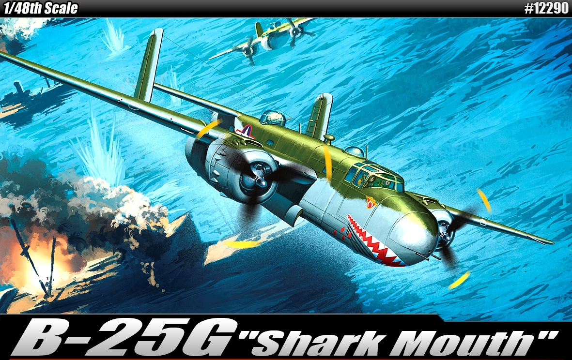 1/48　B-25G "SHARK MOUTH" - ウインドウを閉じる