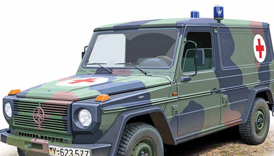 【予約する】　1/72　独・0.5トンタイプ460/461兵員輸送車・空輸対応機動救護車
