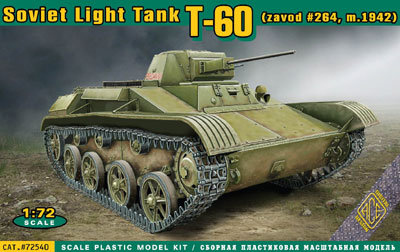 1/72　露・T-60軽戦車1942年型 - ウインドウを閉じる