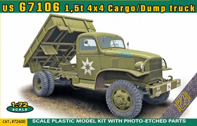 【予約する】　1/72　米・1,5トン４輪駆動ダンプトラック106型