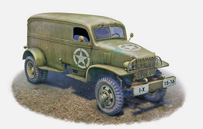 【予約する】　1/72　米・G506中型四輪駆動パネルバン1.5トン