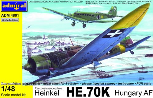 1/48　ハインケル He.70K ＜ハンガリー空軍＞