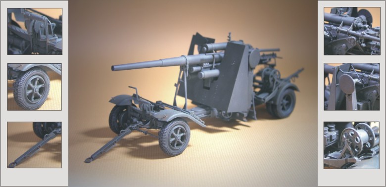 1/35　8.8cm対空砲 Flak18