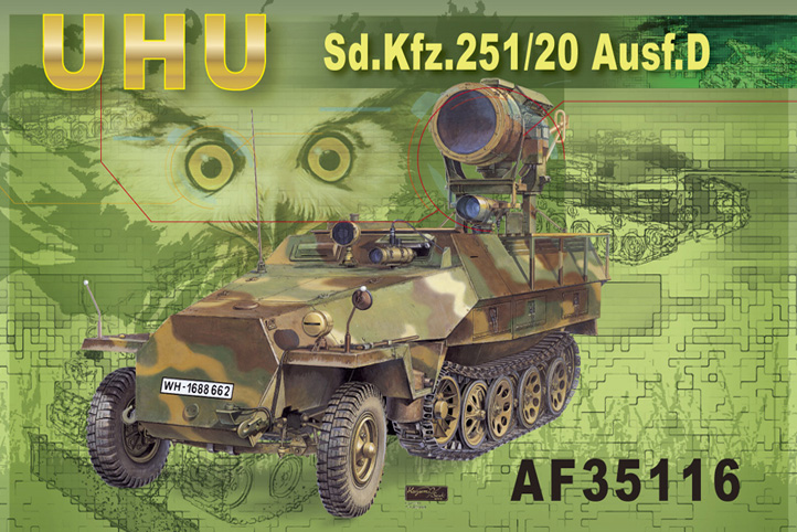 1/35　Sd.Kfz251/20　Ausf.D暗視装置搭載車 ”ウーフー”