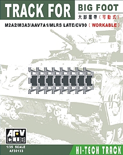 1/35　M2A2/M3A3/AAV7A1/MLRS/CV90用可動式連結キャタピラ