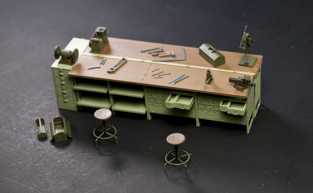 1/35　アメリカ陸軍 作業台とツールセット