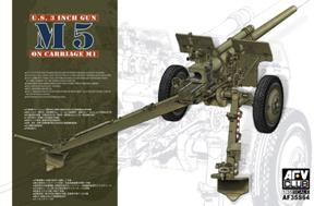 1/35　M5 3インチ砲 M1砲架型