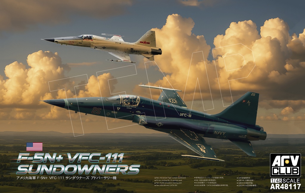 【予約する】　1/48 F-5N+ VFC-111”サンダウナーズ” アドバーサリー機