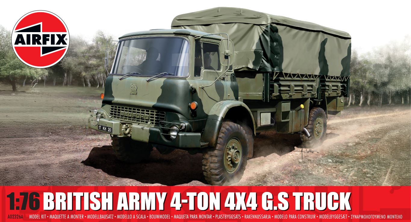 【予約する】　1/76 イギリス軍4トン　4ｘ4Ｇ.Ｓトラック