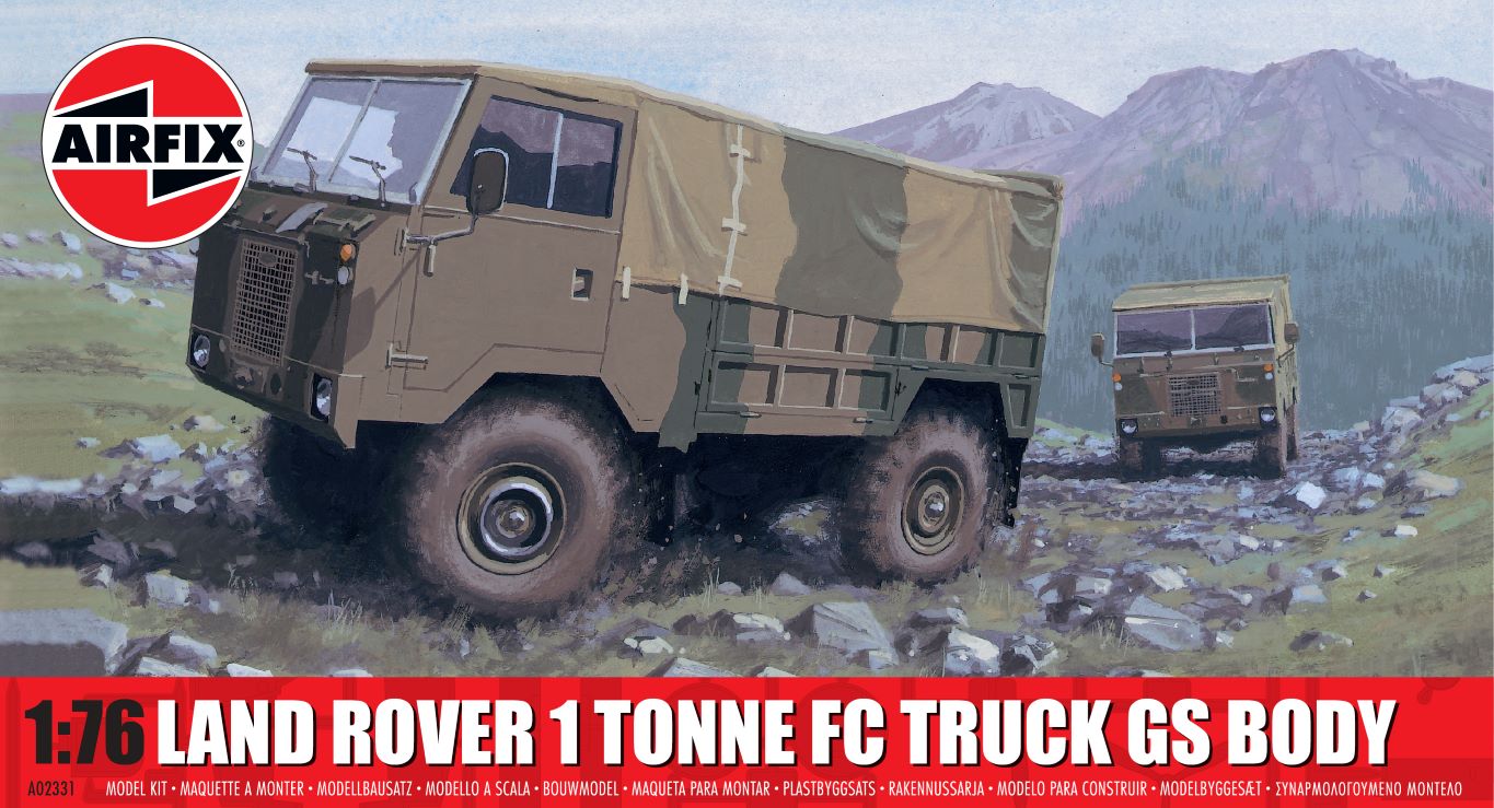 【予約する】　1/76 ランドローバー１ＴＯＮトラックＧＳボディ