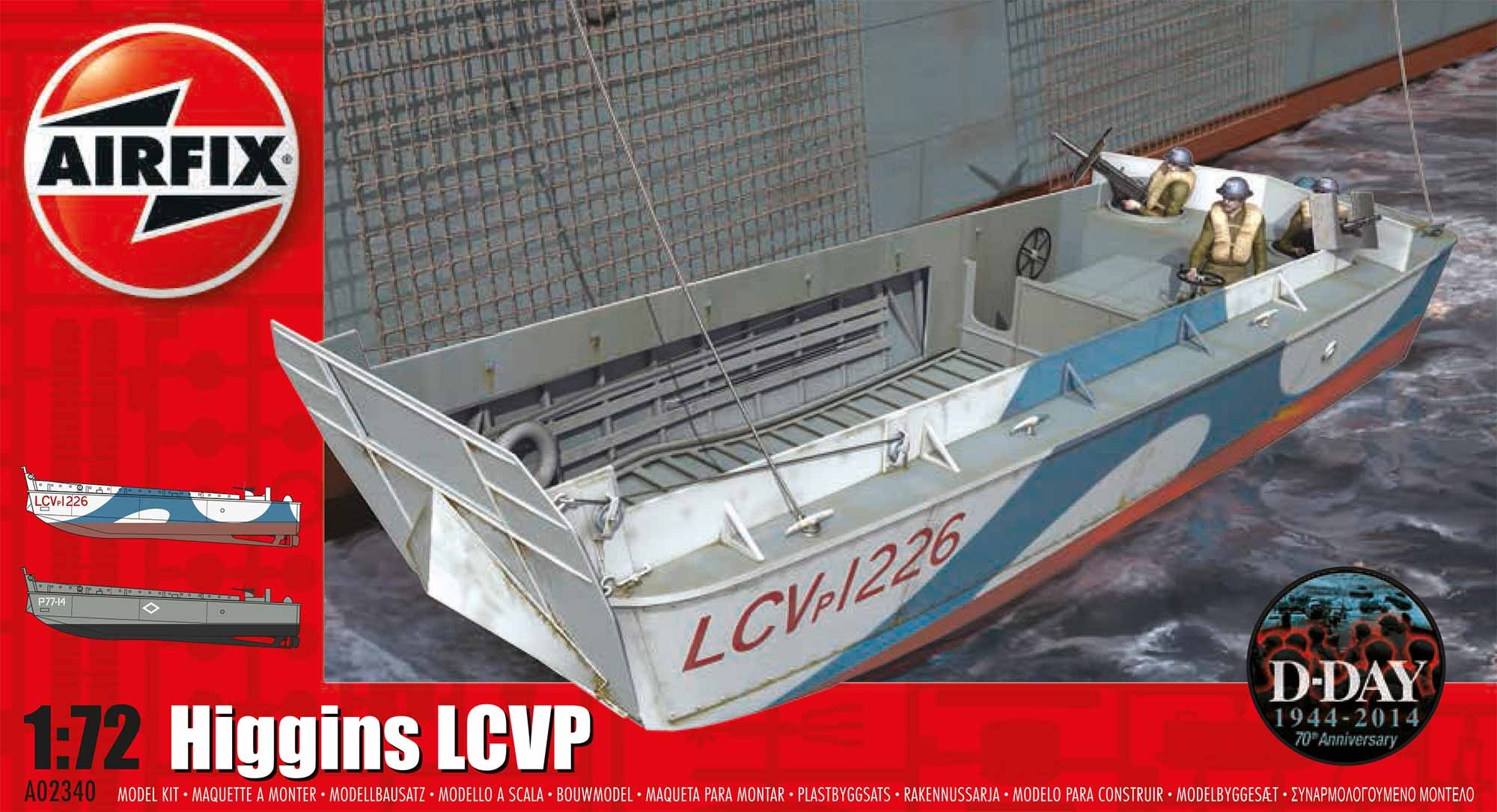 1/72 LCVP ヒギンズ・ボート [A02340] - 1,870円 : ホビーショップ サニー, 下北沢にあるプラモデルとTOYのお店です。