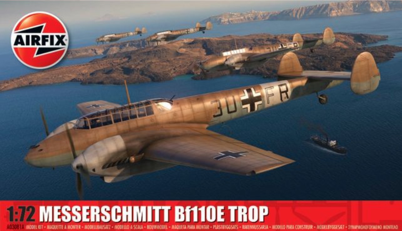 1/72　メッサ―シュミット　Bf110E/E-2