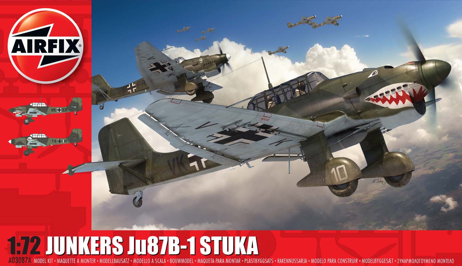 1/72　ユンカース Ju87 B-1 スツーカ - ウインドウを閉じる