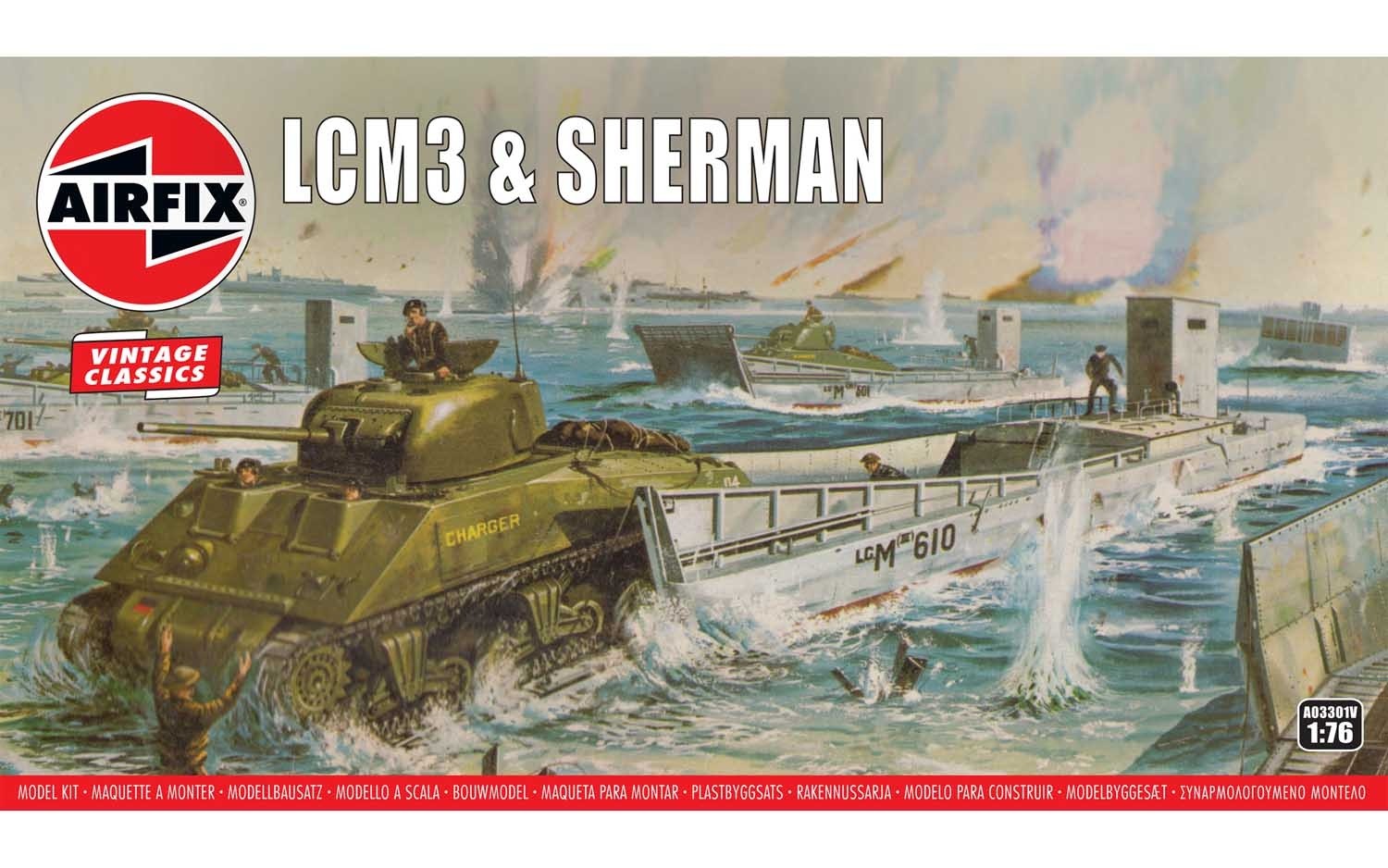 1/76　LCM3＆シャーマン戦車 - ウインドウを閉じる
