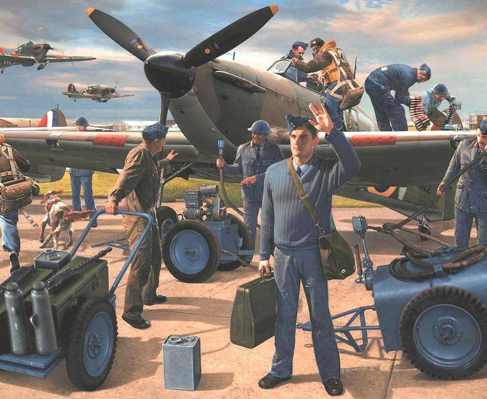 1/48　WWWII RAF 地上整備員