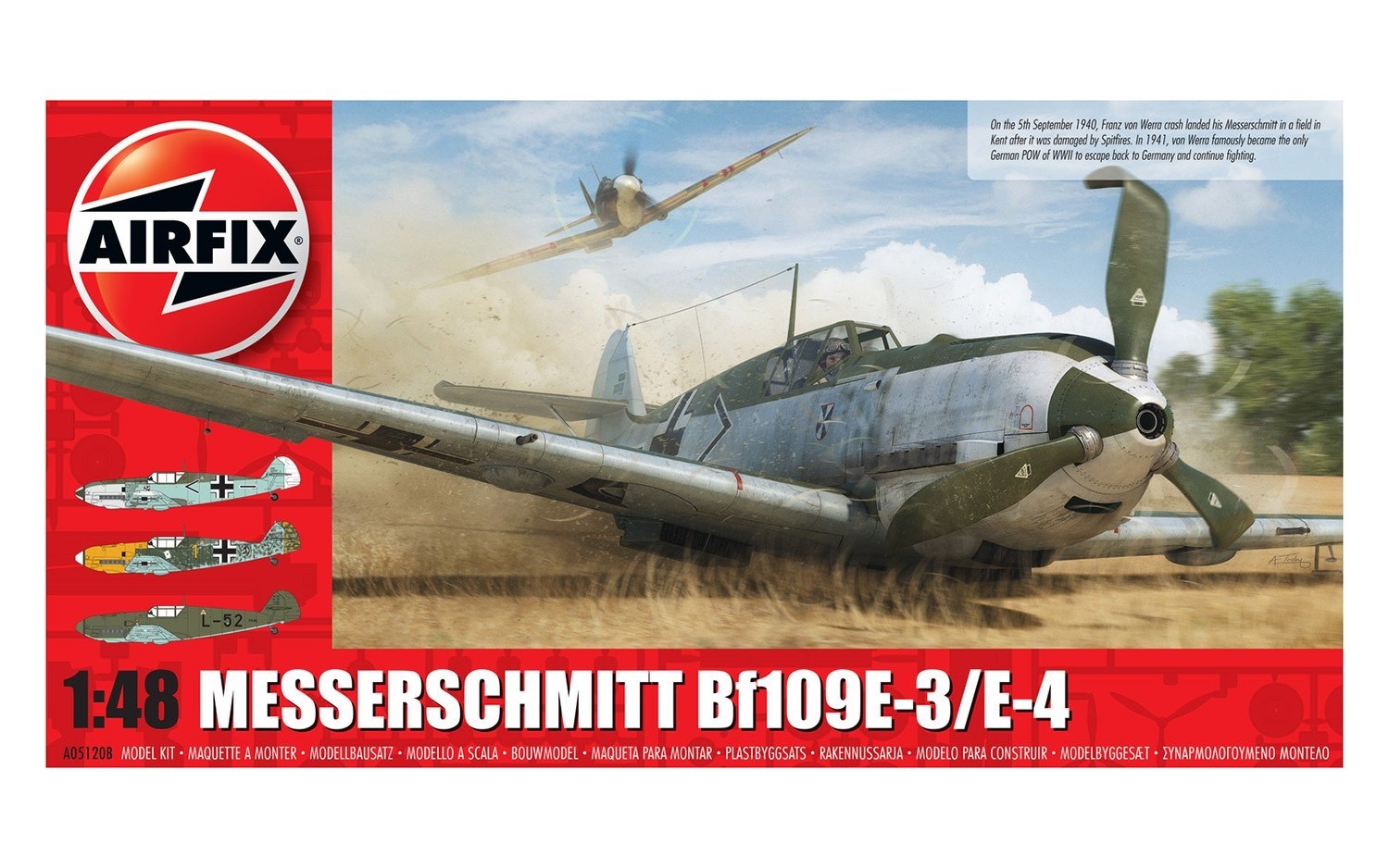 1/48　メッサーシュミット　Bf109 E-3/E-4 - ウインドウを閉じる