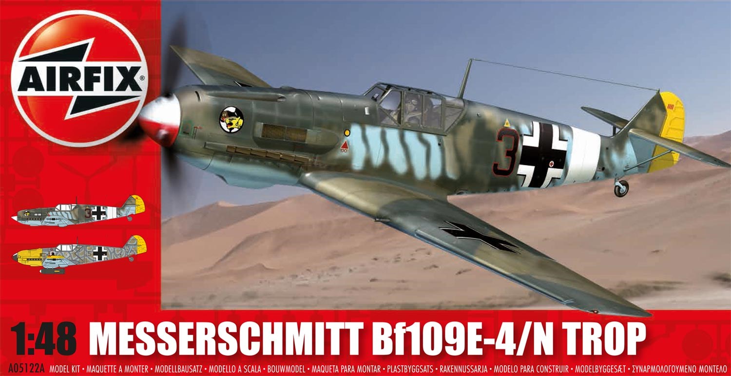 1/48　メッサーシュミット　Bf109　トロピカル - ウインドウを閉じる