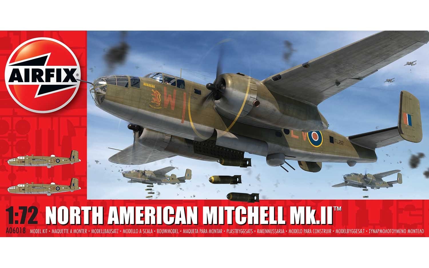1/72　ノースアメリカン　ミッチェル　Mk.II - ウインドウを閉じる