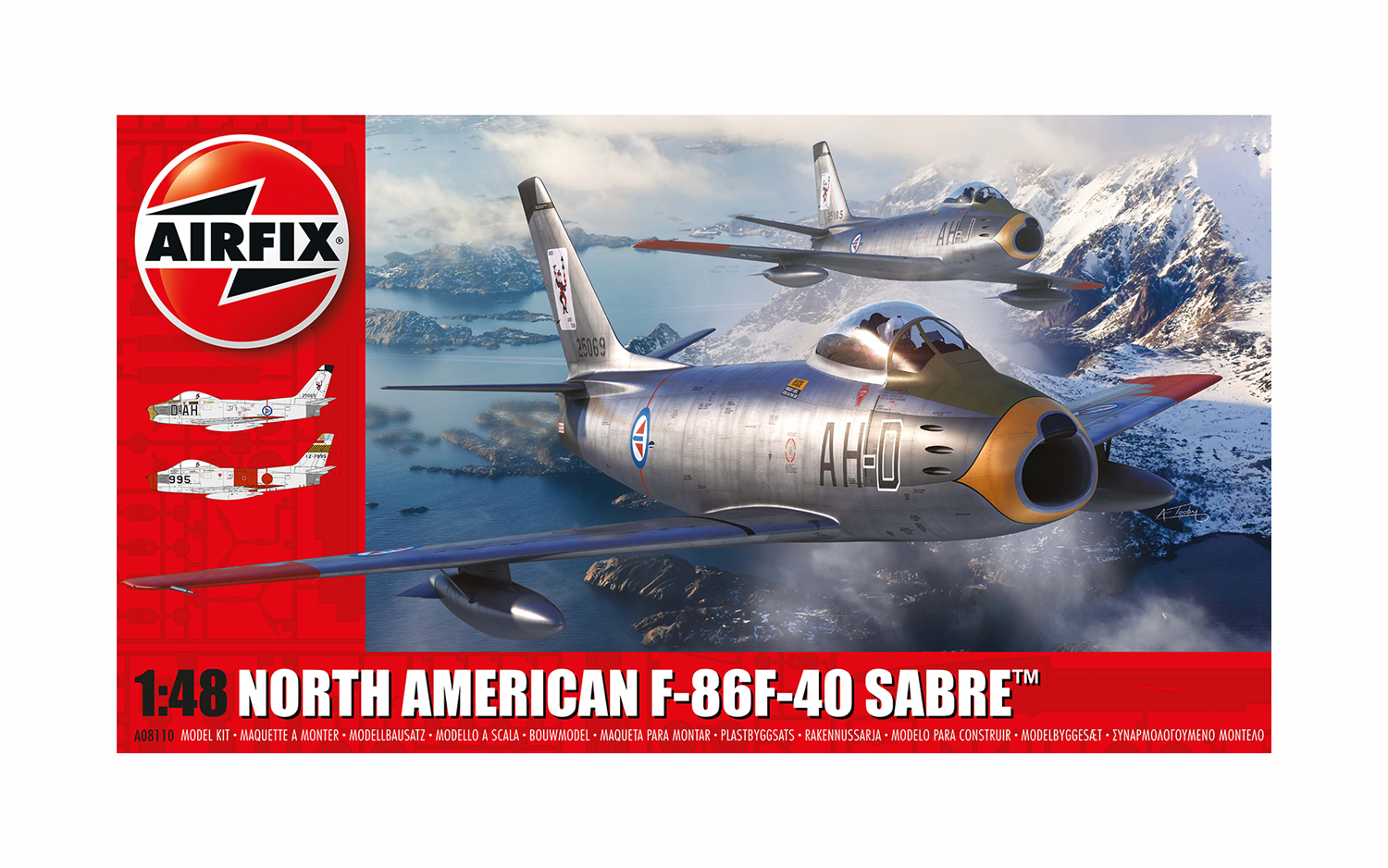 1/48　ノースアメリカン F-86F-40 セイバー - ウインドウを閉じる