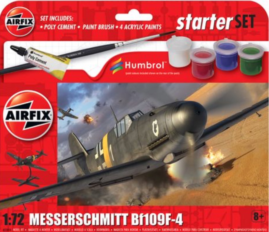 1/72　メッサーシュミット Bf109F-4 スターターセット