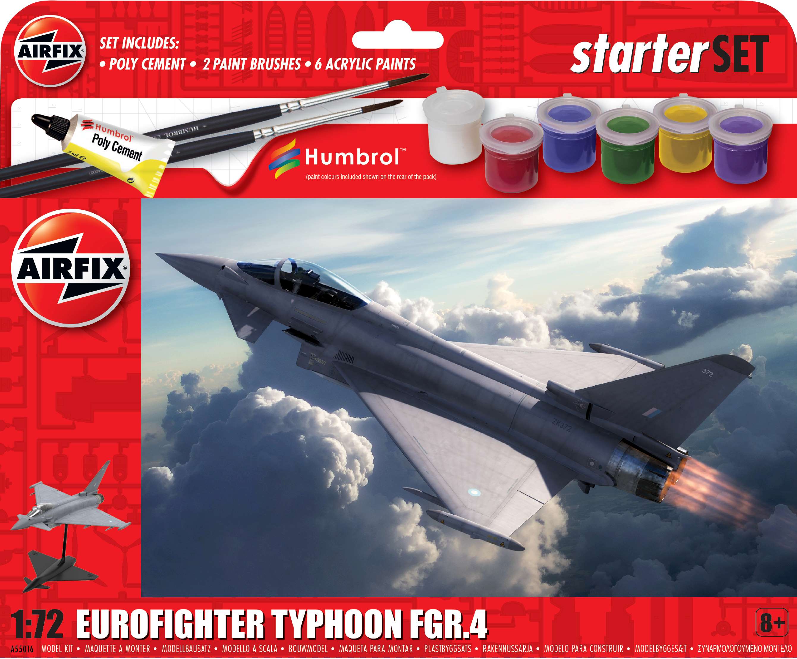 【予約する】　1/72　ユーロファイター タイフーン FGR.4 スターターセット