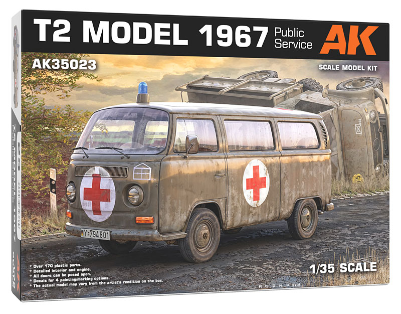 【予約する】　1/35　T2バス 1967年型(1/35) 救急車