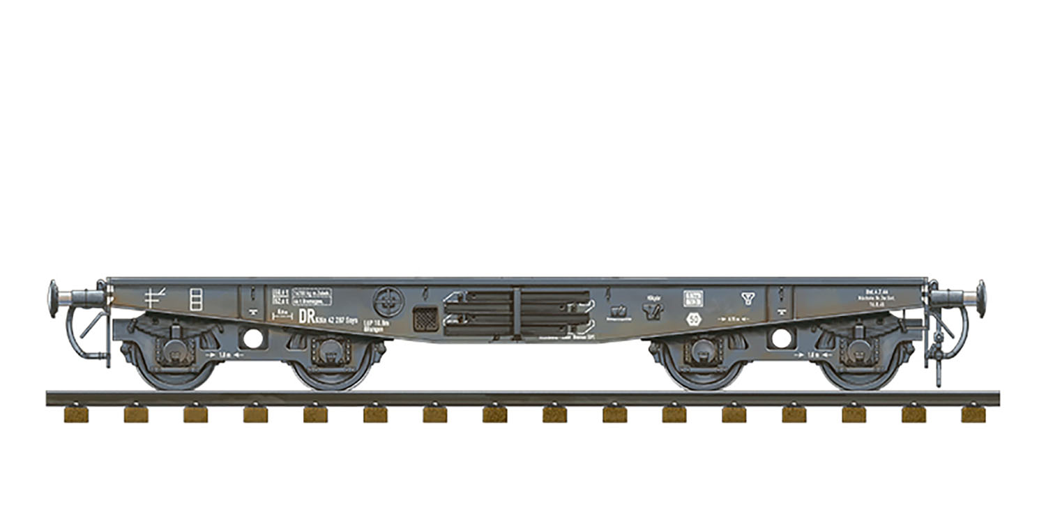 1/35 WW.II ドイツ軍 50t平台貨車 プラットフォームワーゲン SSys型