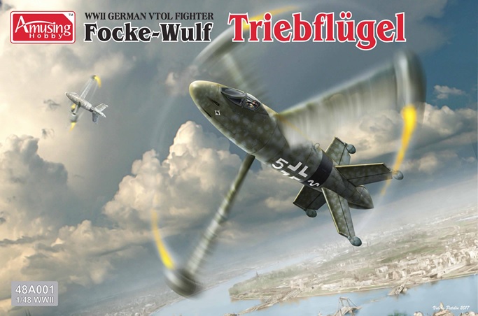 1/48 ドイツ垂直離着陸迎撃機 フォッケウルフ トリープフリューゲル - ウインドウを閉じる
