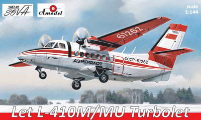 1/144　チェコLET L-410M/MU双発旅客機アエロフロート