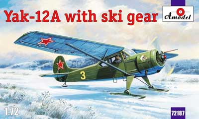 1/72　ヤコブレフYak-12A小型多用機スキー装着型 - ウインドウを閉じる
