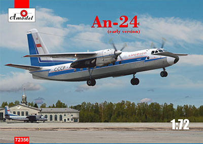 【予約する】　1/72　アントノフAn-24初期型双発旅客機 - ウインドウを閉じる