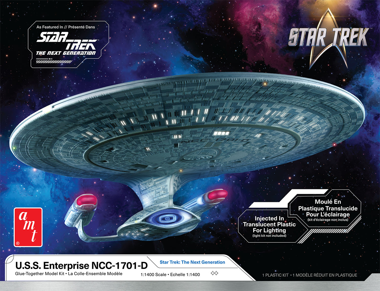 1/1400 新スター・トレック U.S.S.エンタープライズ NCC-1701-D クリアエディション - ウインドウを閉じる