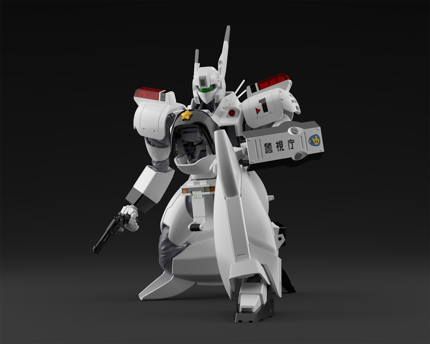 機動警察パトレイバー 1/43 AV-98 イングラム1号機 + 98式特型指揮車セット